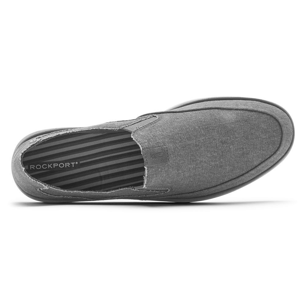Rockport Slip-Ons Herre Grå - Austyn - PMYE64258
